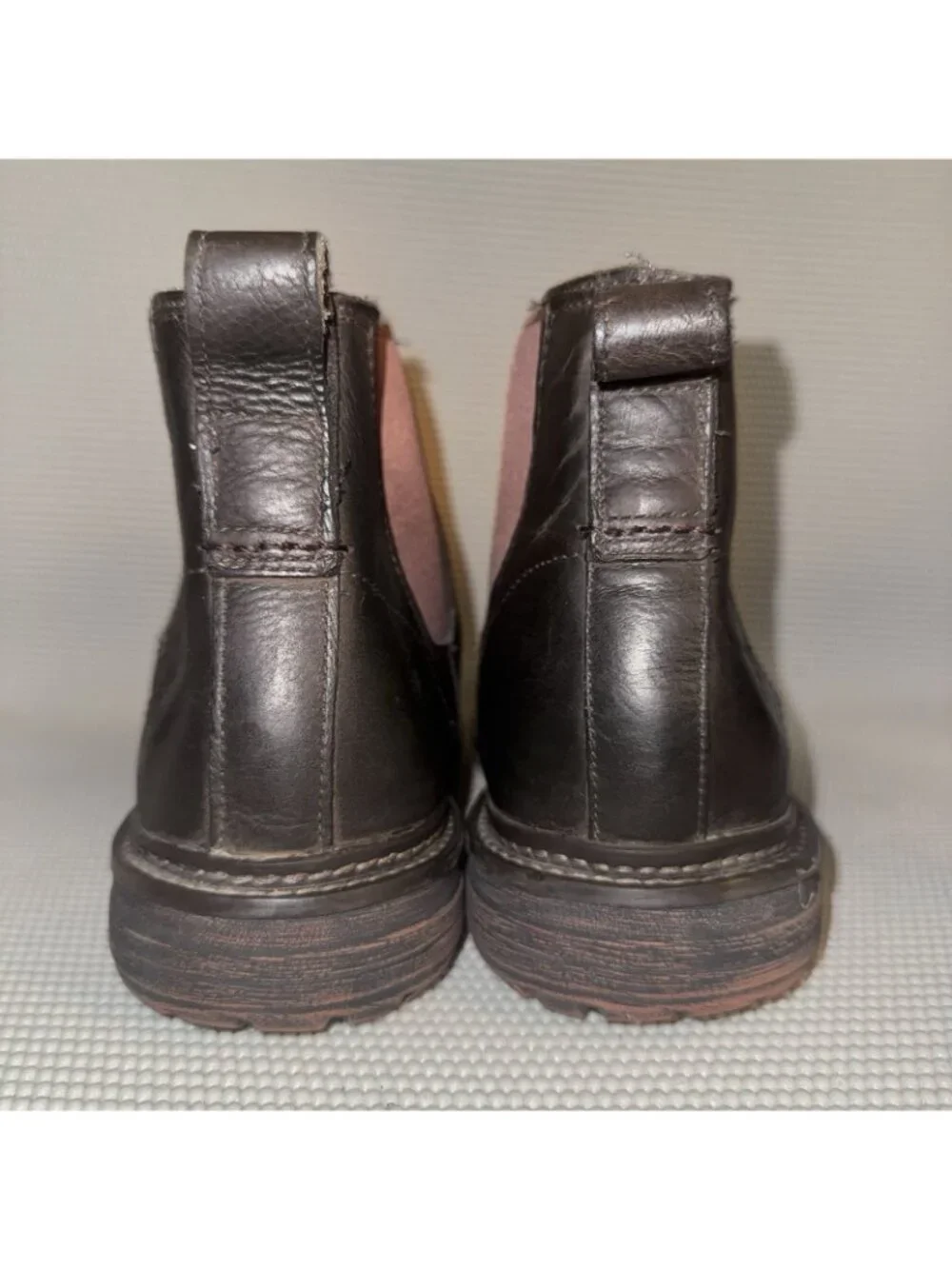 Timberland Vintage Side Brown Leather Laceless Chelsea Boots Men’s Size 9